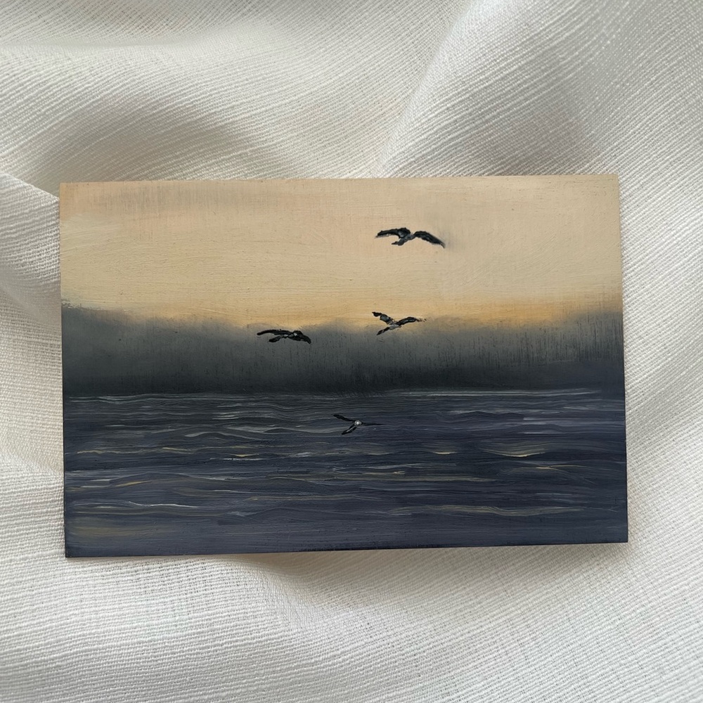 “Fading Light” oil painting
